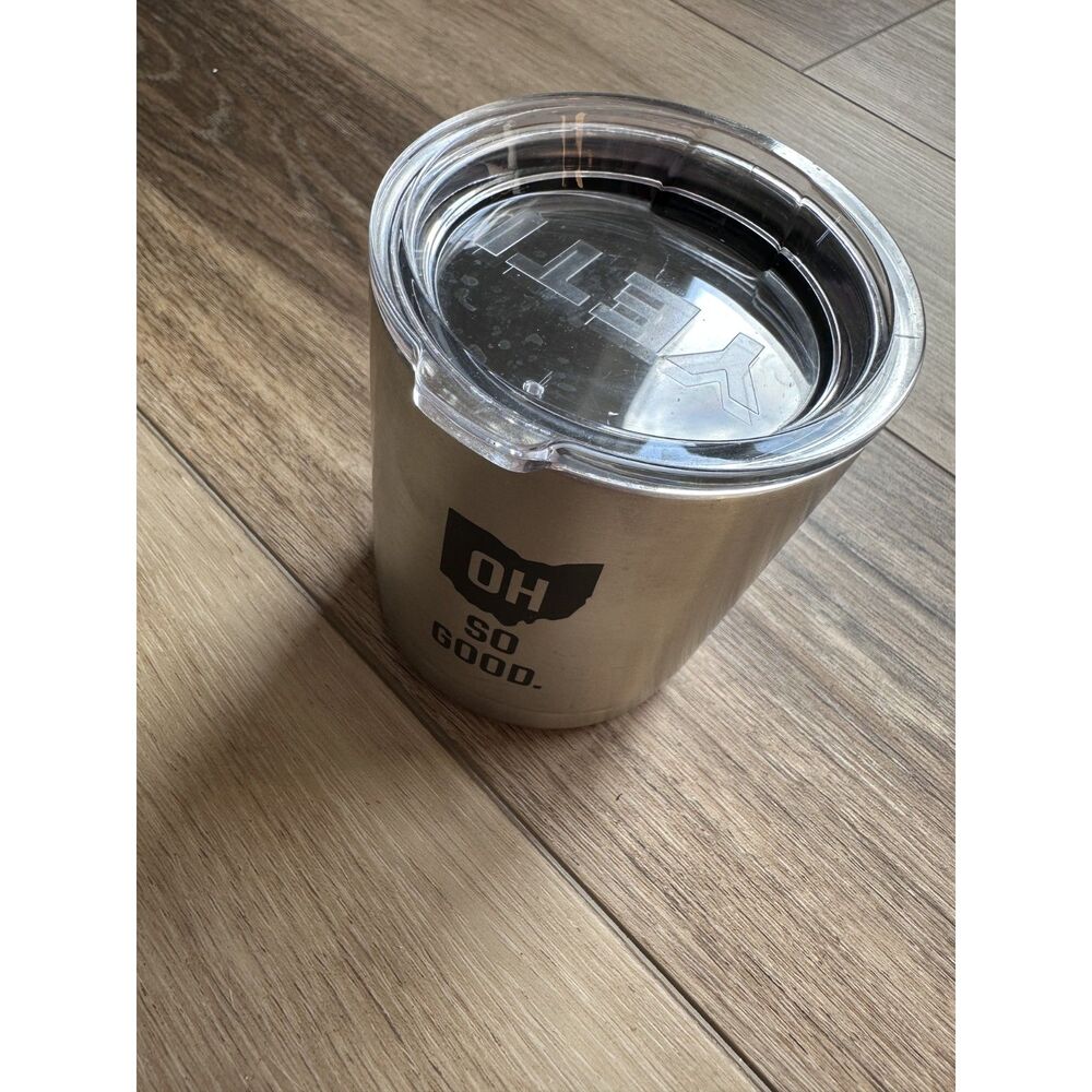 YETI Rambler 10 oz Lowball Ohio “OH SO GOOD.” Stainless Tumbler w/ Lid